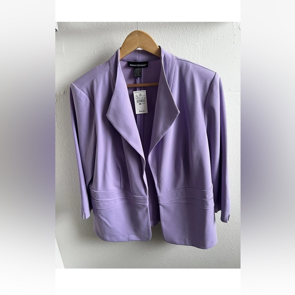 NWT Ashley Stewart Open Front Blazer/Jacket, Size 14/16. Retails $54.50